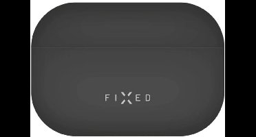 FIXED Silky Silicone Case voor Apple AirPods Pro 2 | Beschermhoes voor Oplaadcase - Zwart