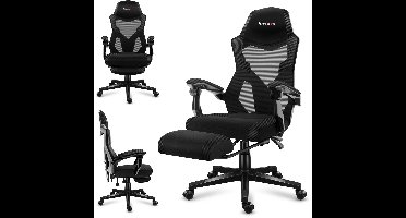 Huzaro Combat 3.1 Carbon Gamingstoel - Ergonomische Game Stoel met Verstelbare Functies - Comfort - Zwart