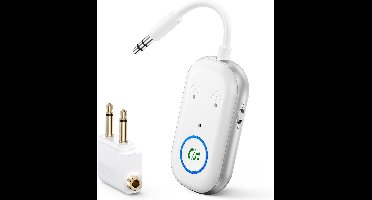 2-in-1 Bluetooth 5.3 Adapter voor Audio Zenden en Ontvangen
