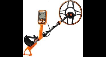 Metaaldetector - Metaalzoekapparaat Voor Professionals - Hoge Nauwkeurigheid - 7 Modi - 12 Inch Spoel - IP68 - Oplaadbaar - Lcd-Scherm - Dsp-Chip - Zwart en Oranje