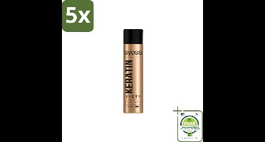 5 x Syoss – Haarspray – Keratin Hold 4 – 400 ml - Grootverpakking - Haarspray - Keratine - Fixatie - Stylen - Haarversterken
