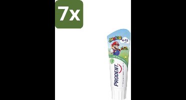 Prodent Tandpasta Super Mario 6-13 jaar 75 ml - Bulkverpakking - 7 stuks