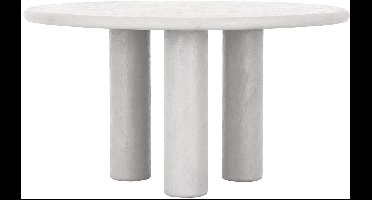 DTP Home Dining table Clio round 140 CHALK,76xØ140 cm, mortex