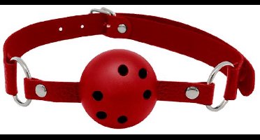 ALIVE Discretion Breathable Gag Red