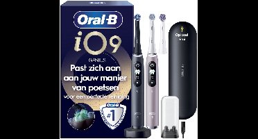 Oral-B Special Edition iO 9 - Roze en Zwart - Elektrische Tandenborstel - Duopack