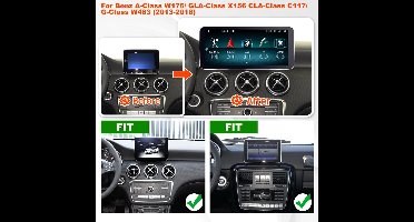Autoradio – Autospelers – Multimedia Speler – 2DIN Navigatie – Android 13 – 10,25 Inch Touchscreen – Wireless CarPlay