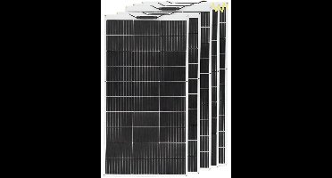 Zonnepaneel - Zonnepanelen - Zonne-energie - 16.5V Fotovoltaïsche Celmodule - Flexibel - Monocrystalline Silicon - 500W - 5 Stuks - Waterdicht - voor Boot - Camper - Caravan - RV - Tuin
