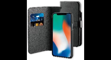 BeHello iPhone 11 Hoesje I 2-in-1 Wallet Case met Ruimte Voor 3 Pasjes Zwart