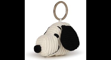 Snoopy - Sleutelhanger - Corduroy - 4,5 cm - Zwart - Cream