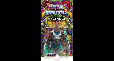 Masters of The Universe Masters of Universe Turtles of Grayskull Clamp Champ Reptile - Actiefiguur - Verzamelfiguur - 14 cm