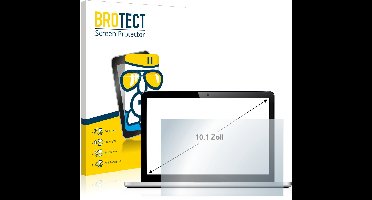 BROTECT - Screenprotector voor Laptops met 10.1 inch Schermen [221 mm x 130 mm, 15:9] - Folie Beschermfolie Beschermglas transparant