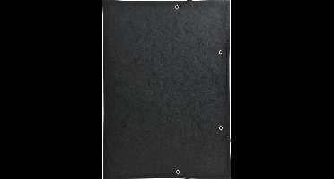 Exacompta 5x Elastomap met 3 kleppen in glanskarton 600gm2 - A3 - Zwart - 59502E