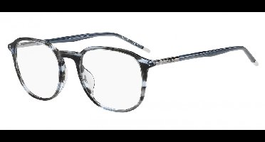 Hugo HG 1378/G Grey striped blue 52/20/145 MAN Brilmonturen