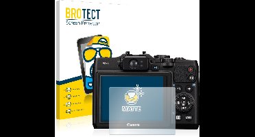 BROTECT - Screenprotector voor Canon PowerShot G16 - Folie Beschermfolie matte 2 Stuks
