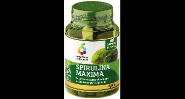 Spirulina Maxima 60 tabletten - 1000mg|Spirulina Maxima 60 tablets of 1000mg|Spirulina Maxima 60 tablettes de 1000mg