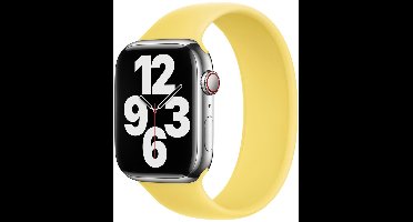 Apple Siliconen solobandje voor de Apple Watch | 44/45/46/49 mm - Maat 9 - Lemon Zest