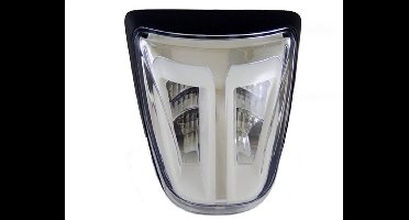 achterlicht led tube helder /zwart matt E-keur primav/sprin Power1