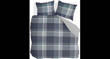 Byrklund Dekbedovertrek Preppy Squares - 200x220 - 100% Polyester - Blauw