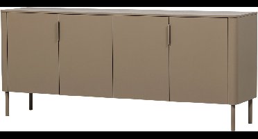 WOOOD Gunnar Dressoir 200 cm - Grenen - Mud - 85x201x44