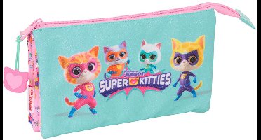 Safta Triple Superkitties Etui Blauw Man