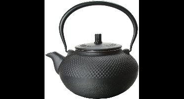 Cookinglife Theepot Zwart 1,5 L Gietijzer – Houdt Thee Lang Warm – Ook Zonder Filter Te Gebruiken