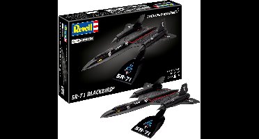 Revell Modelbouwpakket Militaire voertuigen - 03652 Lockheed SR-71 Blackbird easy-click-system Plastic - 1:110 - Modelbouw