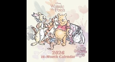 Winnie The Pooh 2026 Muurkalender Unisex Muurkalender - meerkleurig - Standard