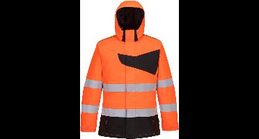 Portwest PW2 Hi-Vis winterjack PW261 - Oranje/Zwart - M