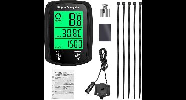 DailySupplies® Kilometerteller Fiets - Snelheidsmeter - Fietscomputer Draadloos
