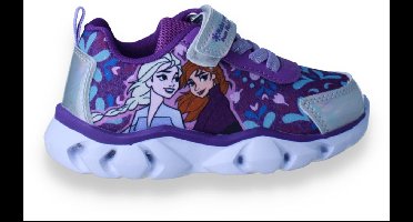 Frozen Meisjes Sneaker Met Lichtjes | Zilver | Maat: 24