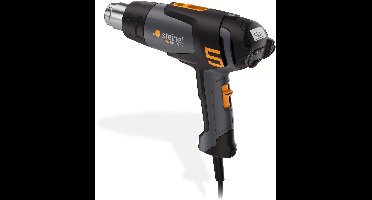 Steinel Heteluchtpistool HM 2320 E - 2300W - Verfbrander met display - Temperatuur instelbaar van 80-650°C - Luchtvolume instelbaar van 150-500l/min - incl. koffer en diverse mondstukken