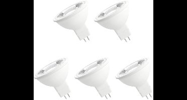 Spectrum LED Lamp GU5.3 12V 4W - 380 Lumen - 3000K Warm wit - Gezellig licht - Energiezuinig - 5 stuks