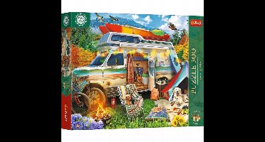 Trefl Puzzel 500 Stukken: Tea Time Camper - Premium Kwaliteit