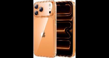 Hoesje geschikt voor iPhone 17 Pro backcover Shockproof siliconen Transparant