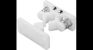 ProPlus Deurvanger met Metalen Veren – Voor Caravan-, Camper- en Kastdeuren - Deurdranger - Camper Deurstop - Deurklem - Deurhouder - Caravan Windvaste Deurvanger - Flexibele Caravandeurhouder - Stevige Deurveren