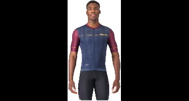 Castelli Unlimited Endurance 2 Korte Mouw Wielertrui Blauw 2XL Man