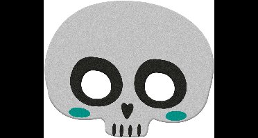 Folat - Masker Happy Halloween Skelet