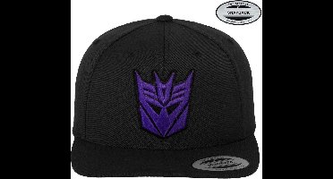 Transformers Decepticon 3D Patch Flexfit Baseball Cap Black-S/M