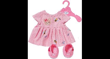 BABY born Beer Jurk en outfit - 43 cm pop - Roze
