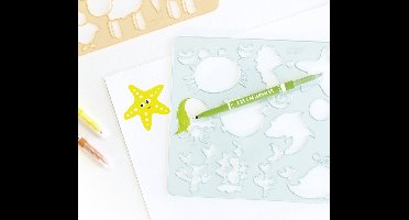 Sjablonen voor creatief werk 'Dierentuin'