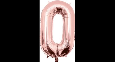 Foil Balloon 40 cm- no.0 Rose Gold