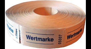 Herlitz Wertmarken neutral 5x1000 Abrisse
