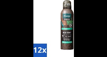 12 x Kneipp Douche Foam Men 200 ml - Douchefoam - Ceder - Jojobaolie - Vegan - Romig Schuim
