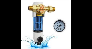 Hele Huis Waterfilter – Sedimentfilter – Putwaterfilter – Waterzuiveringssysteem – Waterfilter Systeem – 40 Micron Filter – Robuust Metaal – Werkt Zonder Elektriciteit