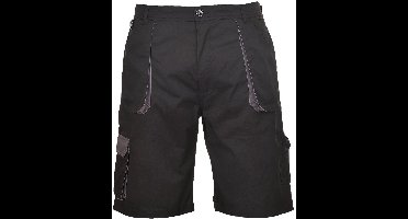 Portwest Portwest Texo Contrast Korte Broek TX14 - Zwart - XXL