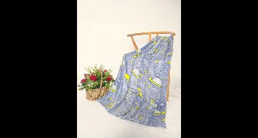 Glow-in-the-dark Deken 150x200cm voor Kinderen - Zacht & Knuffelig Astronauten Design