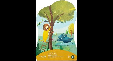 Trixie Vormenpuzzel Zomerse dag - 35 stukken - Kinderpuzzel vanaf 3 jaar