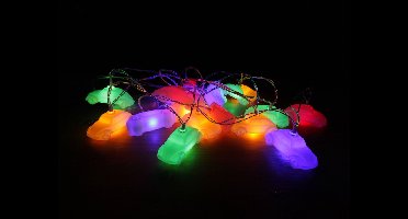 BRISA VW Collection - Stijlvolle Volkswagen Kever-batterij-lichtslinger voor feestjes, kinderkamers, werkplaatsen en evenementen (voor binnen/3 m/20 x LED/USB-C)