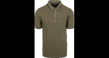 Suitable Respect Polo Tip Ferry Olijfgroen - Maat L - Heren - Polo shirt Heren met Korte mouw