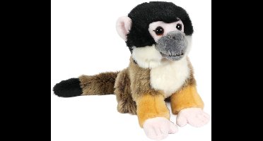 PIA Soft Toys - Pluche Knuffeldier Doodshoofdaapje - 18 cm